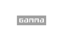 Gamma logo donker grijs